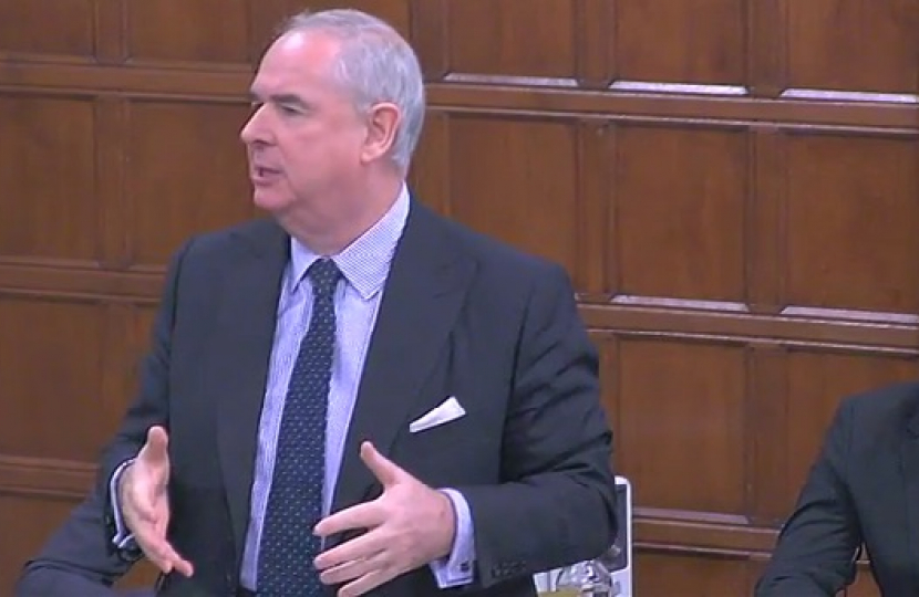 Sir Geoffrey speaking in the Westminster Hall debate he secured 