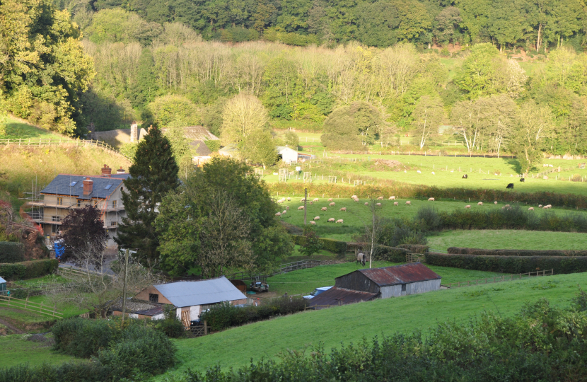 A farm in Devon